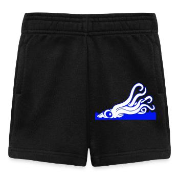 Octopus Water Surface Tentacle Attack Sea Monster - Baby Shorts - black - Front