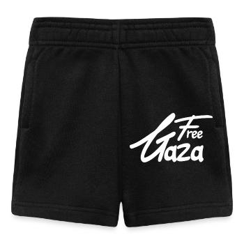 Free Gaza Text - Baby Shorts - black - Front