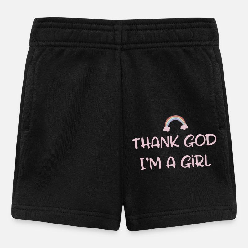 Lustiger Spruch - Baby Shorts - Schwarz