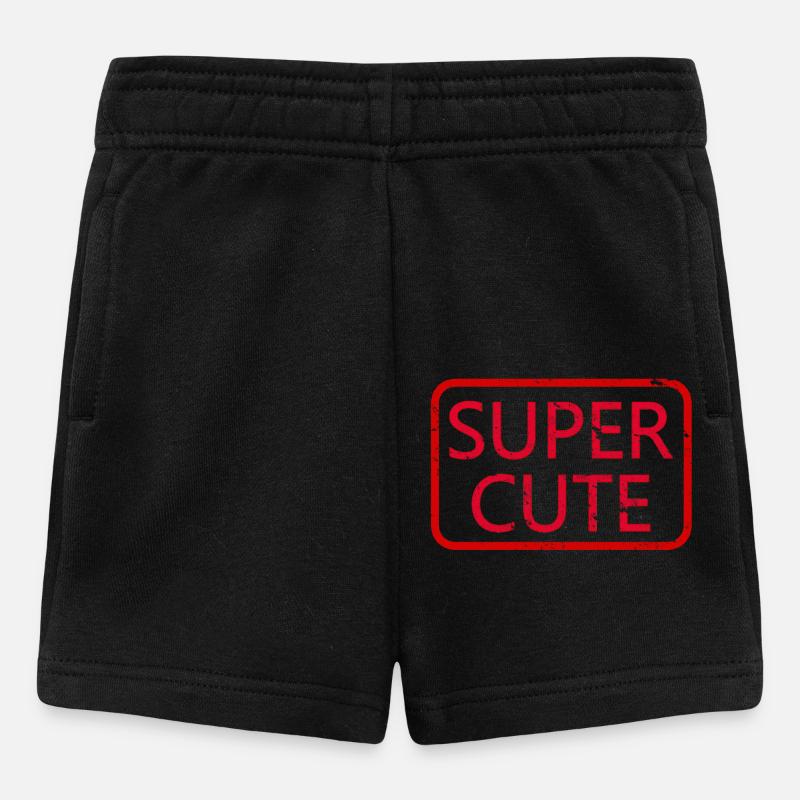 Super Cute - Baby Shorts - Schwarz