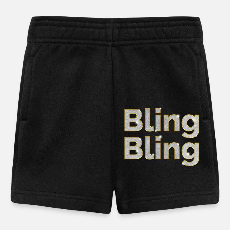 Bling Bling - Baby Shorts - black