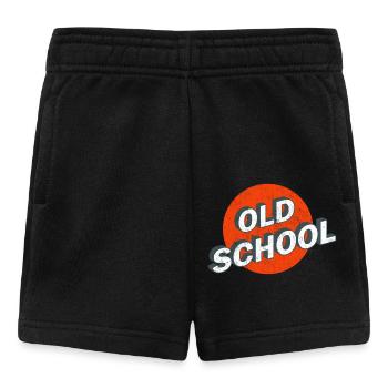 Old School Vintage Logo - Short Bébé - noir - Devant