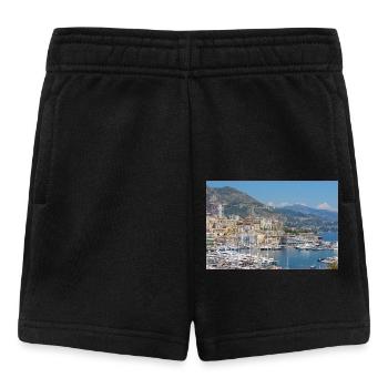 Côte du port de Monaco - Short Bébé - noir - Devant