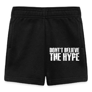 do not believe the * $%! *: white - Baby Shorts - black - Front