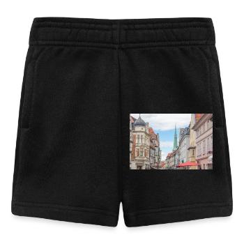 Altstadt Hameln Niedersachsen Poster - Baby Shorts - Schwarz - Vorne