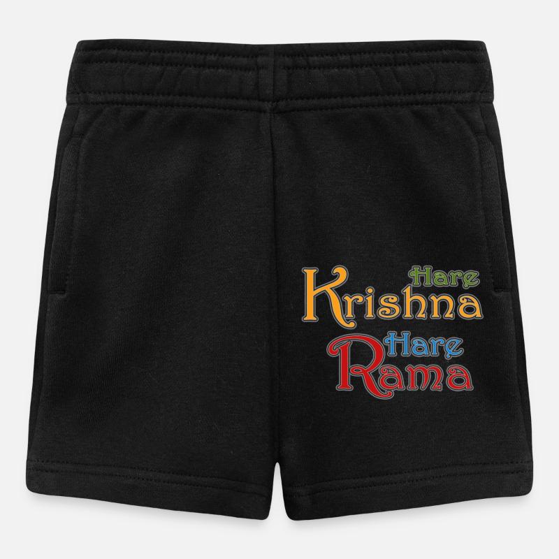 Hare Krishna Hare Rama - Short Bébé - noir