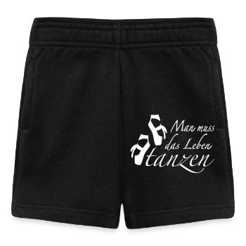 Man muss das Leben tanzen - Baby Shorts - Schwarz - Vorne