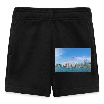 Vue panoramique sur les toits de Toronto Ontario Canada - Short Bébé - noir - Devant