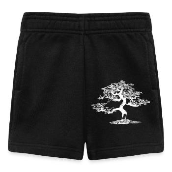 Cute bonsai - Baby Shorts - black - Front