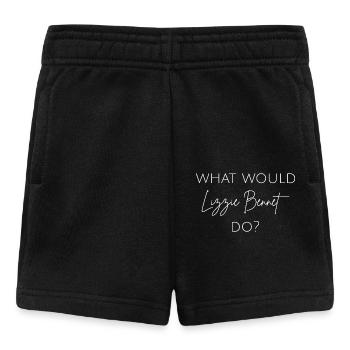What Would Lizzie Bennet Do? - Baby Shorts - black - Front