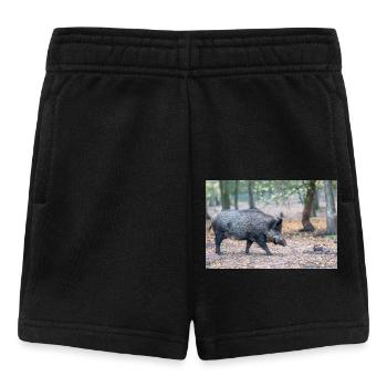 Sanglier (en allemand sanglier) Sus scrofa - Short Bébé - noir - Devant