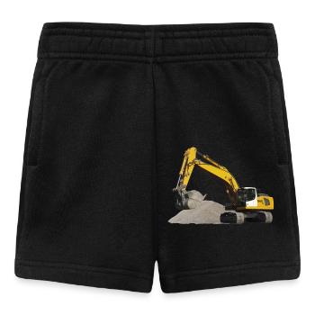 Excavator - Baby Shorts - black - Front