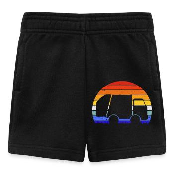 Garbage Truck - Baby Shorts - black - Front
