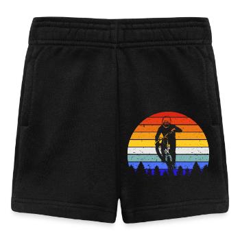 Mountainbike MTB I - Baby Shorts - Schwarz - Vorne