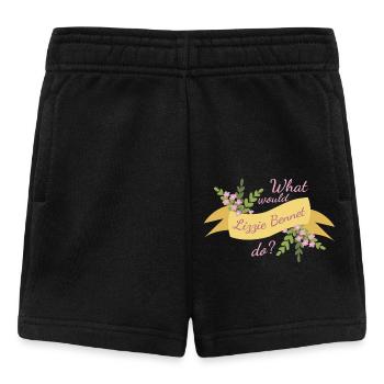 What Would Lizzie Bennet Do? II - Baby Shorts - black - Front