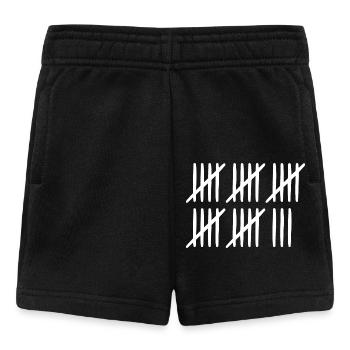28 birthday tally sheet 28 years old - Baby Shorts - black - Front