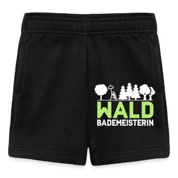 Waldbademeisterin für das Waldbaden im Waldbad - Baby Shorts - Schwarz - Vorne