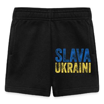Slava Ukraini - Baby Shorts - Schwarz - Vorne