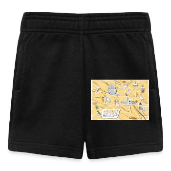 Mein Wiesbaden - Baby Shorts - Schwarz - Vorne