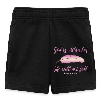 Christliches Bibel Zitat - Baby Shorts - Schwarz - Vorne