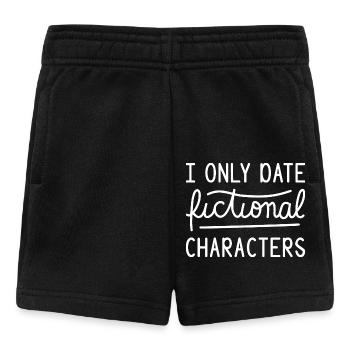 Bookworm - I Only Date Fictional Characters I - Baby Shorts - black - Front