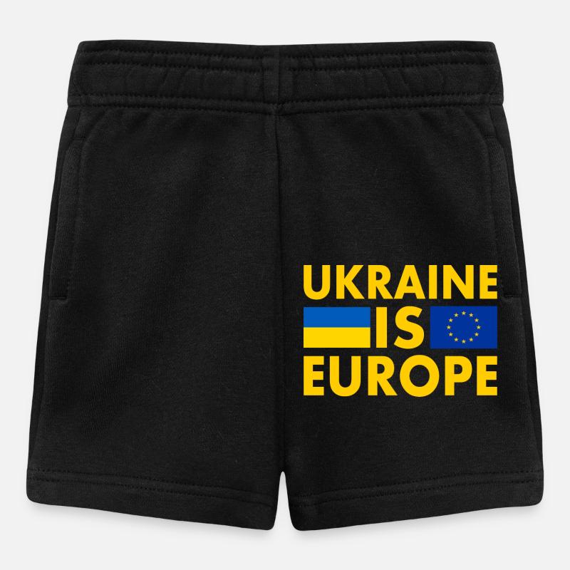 Ukraine - Short Bébé - noir
