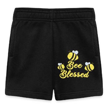 Église des enfants Bee Blessed - Short Bébé - noir - Devant