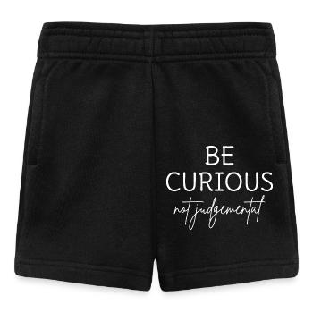 Soyez curieux et ne portez pas de jugement I - Short Bébé - noir - Devant