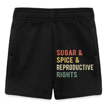 Sucre, épices et droits reproductifs I - Short Bébé - noir - Devant