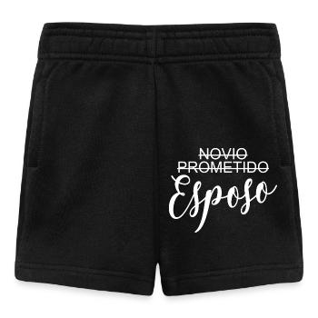 Novio Prometido Esposo Ehemann Bräutigam Hochzeitsgeschenk - Baby Shorts - Schwarz - Vorne