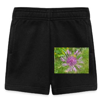Großes Flockenkraut auch Centaurea Skabiosen-Flocken - Baby Shorts - Schwarz - Vorne