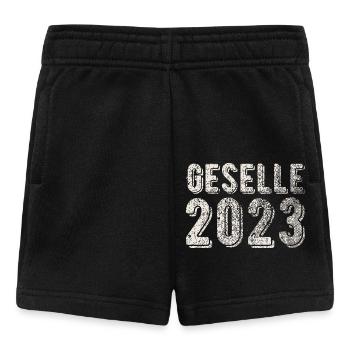 Geselle 2023 Gesellenprüfung - Baby Shorts - Schwarz - Vorne