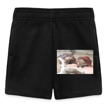 Asiatischer Zwergotter (Zwergotter) - Baby Shorts - Schwarz - Vorne