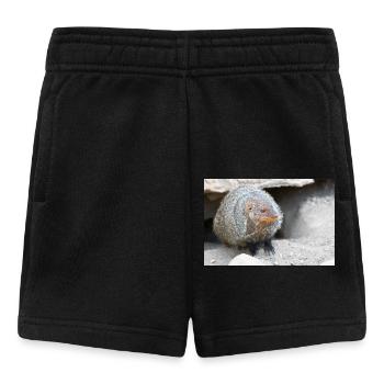 Mangouste à bandes ou Mangouste zébrée - Short Bébé - noir - Devant