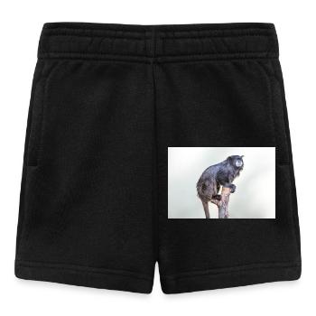Tamarin à manteau noir Schwarzrückentamarin - Short Bébé - noir - Devant