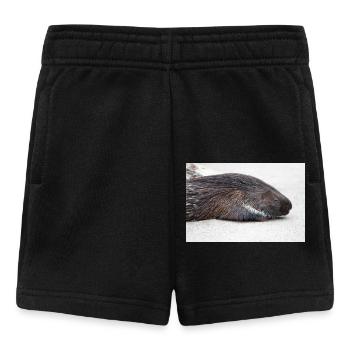 Stachelschwein - Baby Shorts - Schwarz - Vorne