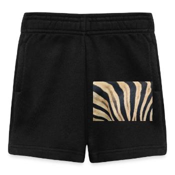 Zebra (in german Zebra or Zebras) Hippotigris - Baby Shorts - black - Front