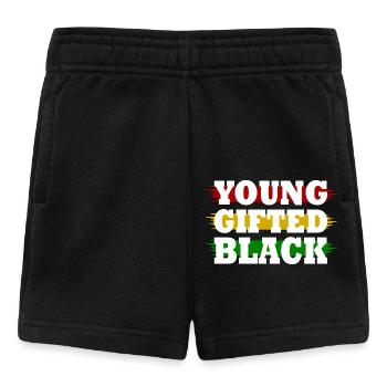 young gifted and black - Short Bébé - noir - Devant