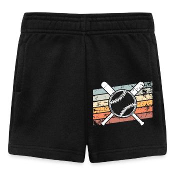 Baseball - Baby Shorts - Schwarz - Vorne