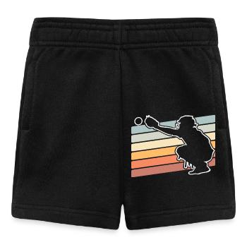 Baseball - Baby Shorts - black - Front