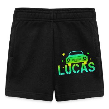 Lucas Geburtstag Lucas - Baby Shorts - Schwarz - Vorne