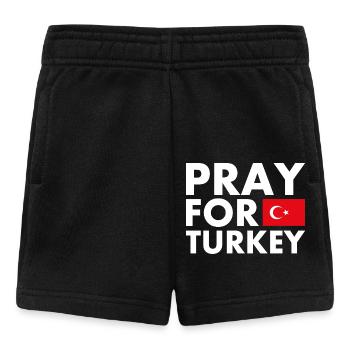 Pray for turkey - Baby Shorts - Schwarz - Vorne