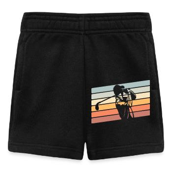 Golfeurs de golf - Short Bébé - noir - Devant