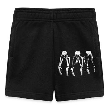 Hear nothing, say nothing, see nothing - Baby Shorts - black - Front