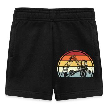 Excavatrice - Short Bébé - noir - Devant