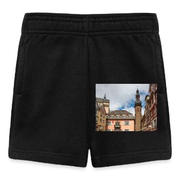 Rathaus (St. Martin Kirche) Cochem Rheinland - Baby Shorts - Schwarz - Vorne