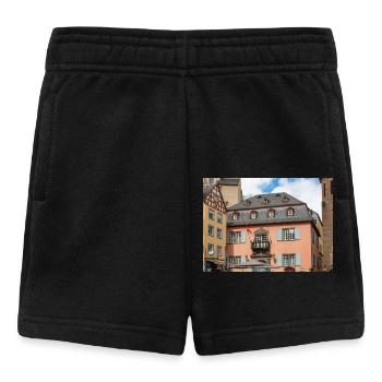 St. Martin Kirche, Cochem Rhein - Baby Shorts - Schwarz - Vorne