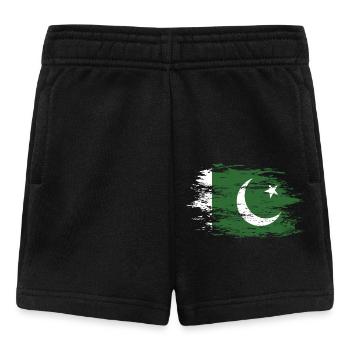 Drapeau pakistanais utilisé - Short Bébé - noir - Devant