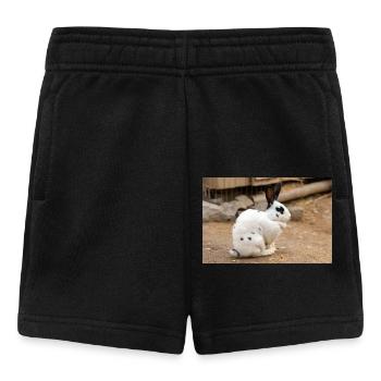 Kaninchen - Baby Shorts - Schwarz - Vorne