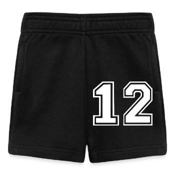 12 - Baby Shorts - Schwarz - Vorne